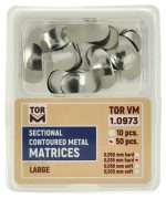 Large Sectional Contoured Matrices  № 1.0973 50Pcs (0.050mm) -TOR V M -Russia