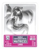 Saddle Contoured Metal Matrices large1.313 12 pcs №1 (0.050mm) -TOR V M-Russia