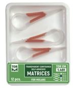 Self-Adhesive Transparent Contoured Matrix Bands for Molars № 1.491 12 pcs-TOR V M-Russia