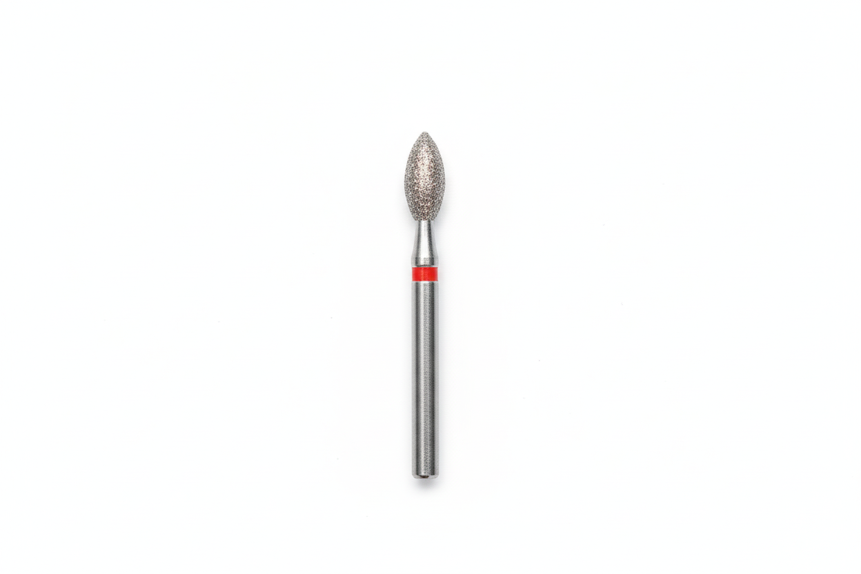 12 Rotatec Diamound Finshing Flam Size 023 Red 5Pcs - Image 1