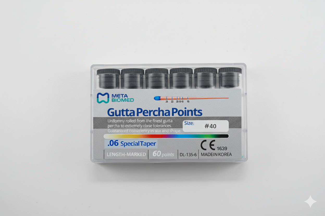14 Gutta Percha Points 06 40-LM-Meta Biomed- Korea - Image 1