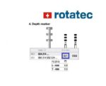 Rotatec Diamound Stones depth Cutting Size 021 Blue 5Pcs - Image 2