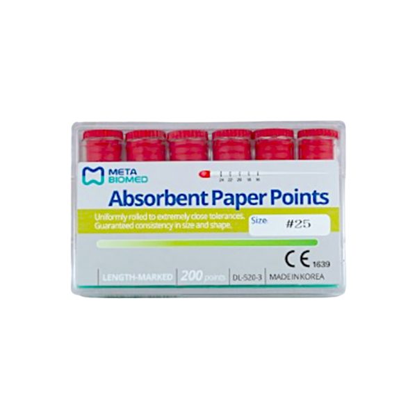 Absorbent Paper Points 02 25-LM-Meta Biomed-Korea