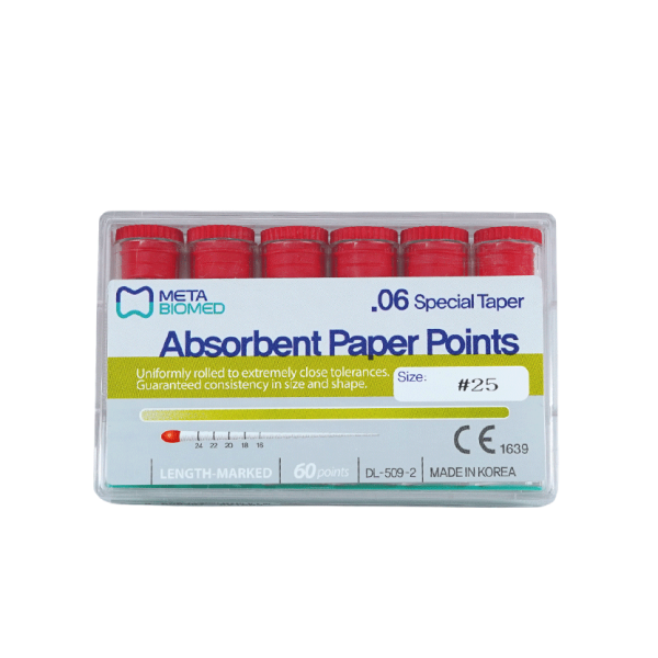 Absorbent Paper Points 06 25-LM-Meta Biomed-Korea