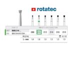 Rotatec Diamound Fine Needle Size 010 Green 5Pcs - Image 2