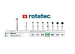 Rotatec Diamound Finshing Flam 020 Red 5Pcs - Image 2