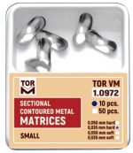 Small Sectional Contoured Matrices № 1.0972 10Pcs (0.050mm) -TOR VM -Russia