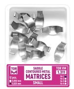 Saddle Contoured Metal Matrices large1.311 12 pcs № 1 (0.035mm) -TOR V M-Russia
