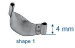 Saddle Contoured Metal Matrices large1.311 12 pcs № 1 (0.035mm) -TOR V M-Russia - Image 2