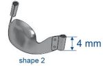 Saddle Contoured Metal Matrices large1.312 12 pcs № 2 (0.035mm) -TOR V M-Russia - Image 2