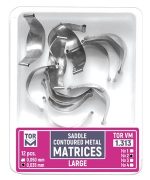 Saddle Contoured Metal Matrices large1.313 12 pcs № 2 (0.035mm) -TOR V M-Russia