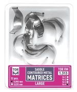 Saddle Contoured Metal Matrices large1.313 12 pcs № 4 (0.050mm) -TOR V M-Russia