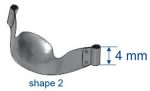 Saddle Contoured Metal Matrices large1.313 12 pcs № 2 (0.035mm) -TOR V M-Russia - Image 2