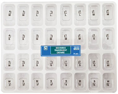 Deciduous Transparent Crowns № 1.912 64 pcs-TOR V M-Russia